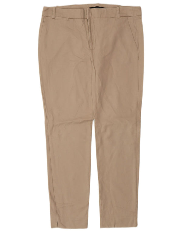 Женские узкие брюки-чиносы Zara EU 38, маленькие W28 L28, бежевые