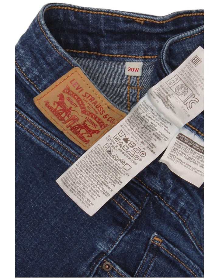 Женские джинсовые шорты LEVI'S US 20 3XL W40 Темно-синие, хлопок