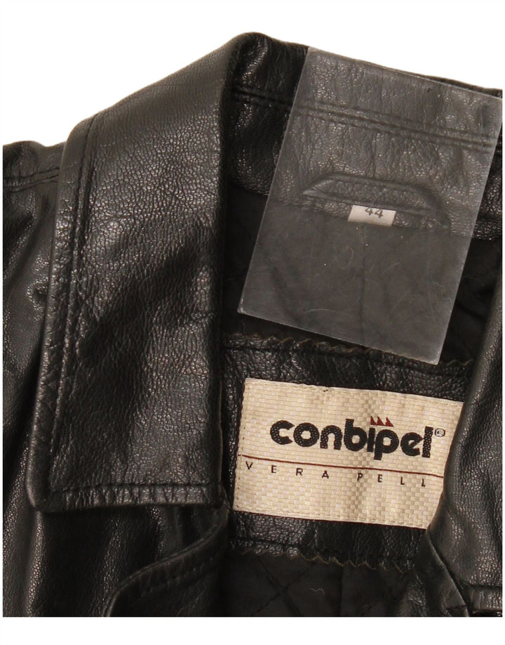 Conbipel Женское кожаное пальто IT 44 Medium Black Leather