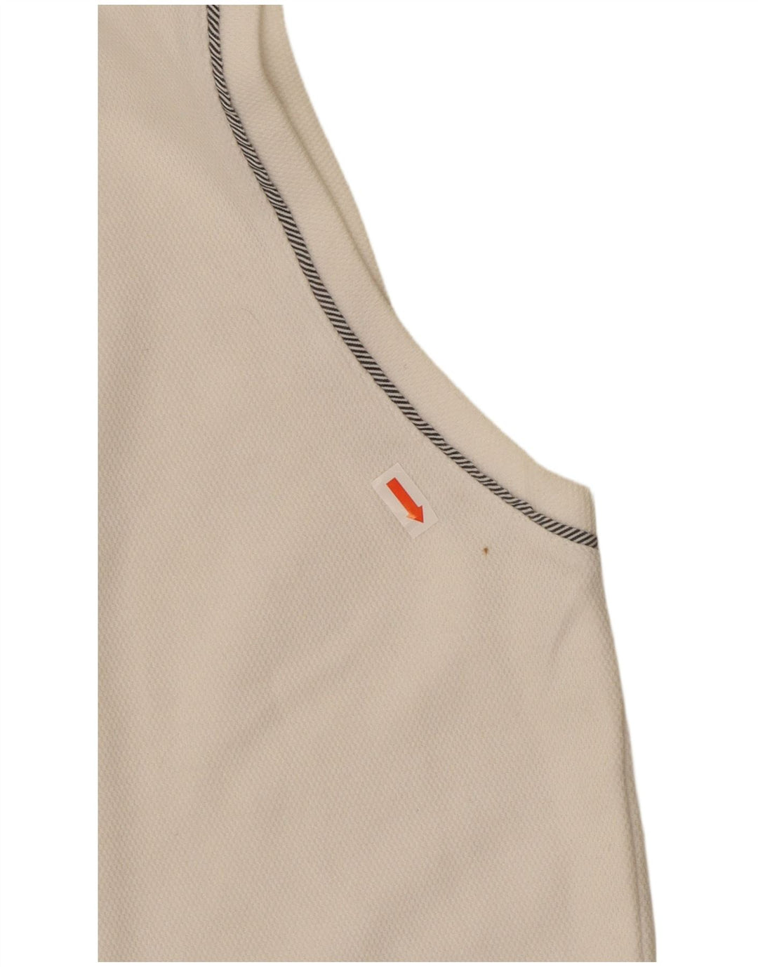 Женская рубашка поло без рукавов IZOD UK 14, большой белый хлопок