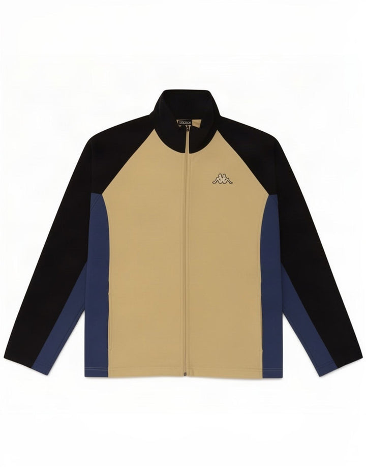 Мужской спортивный костюм Kappa Top Jacket 2XL Бежевый полиэстер с цветными блоками