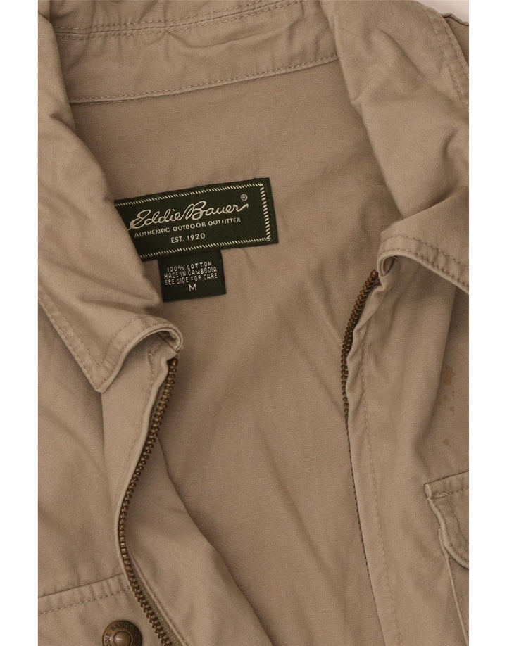 Женская куртка Eddie Bauer UK 12, средний бежевый, хлопок