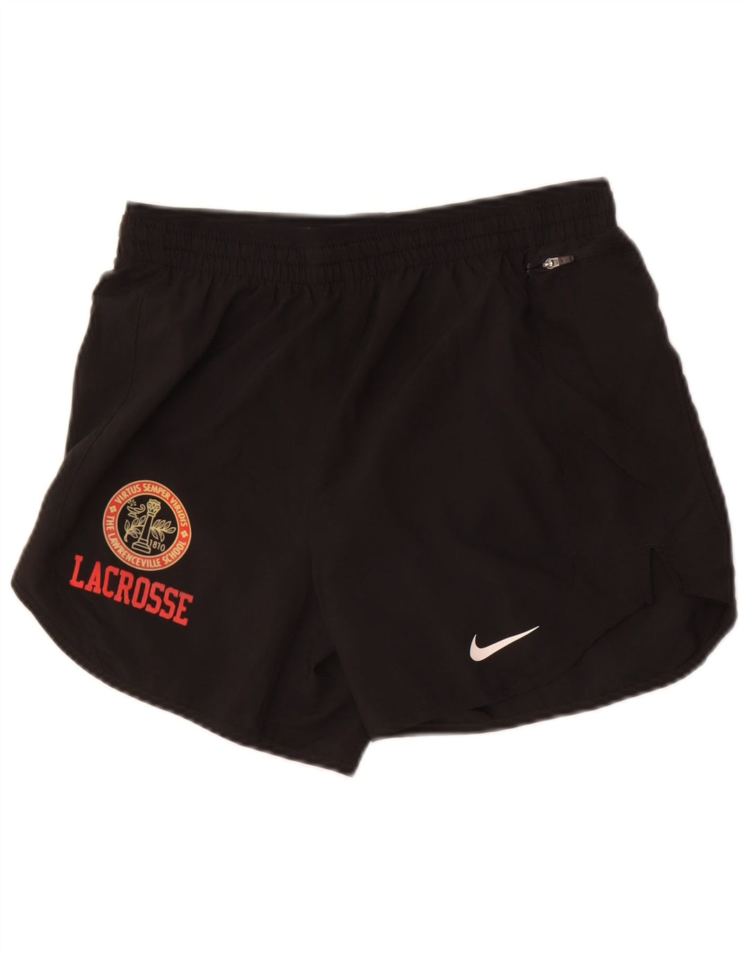 Женские спортивные шорты Nike Dri Fit UK 10, маленькие черные из полиэстера