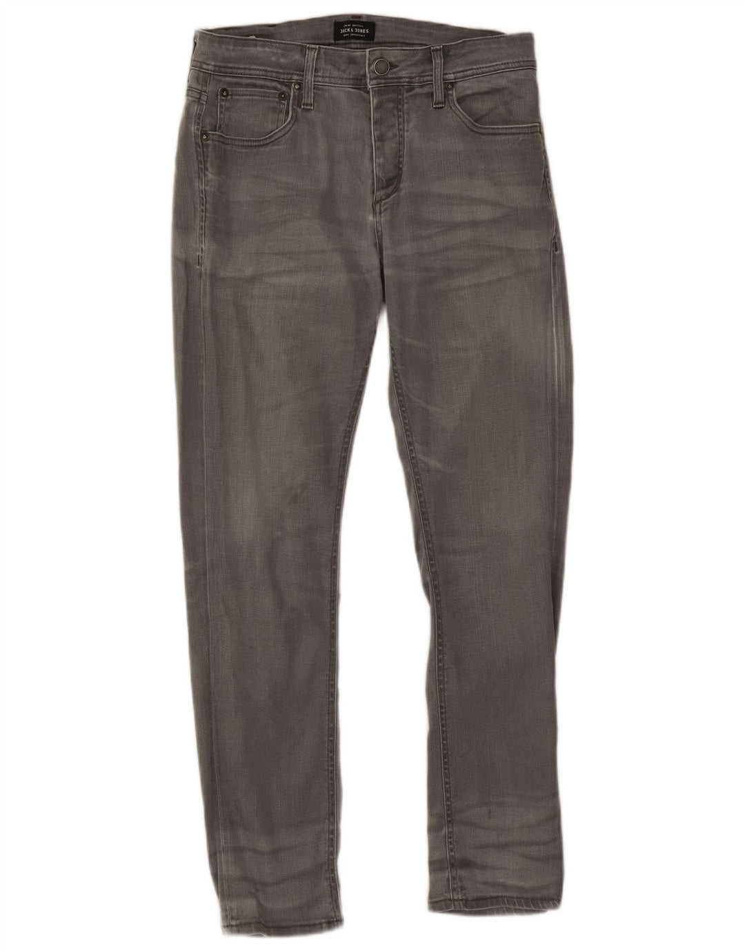 Мужские узкие джинсы Jack & Jones W32 L30, серый хлопок