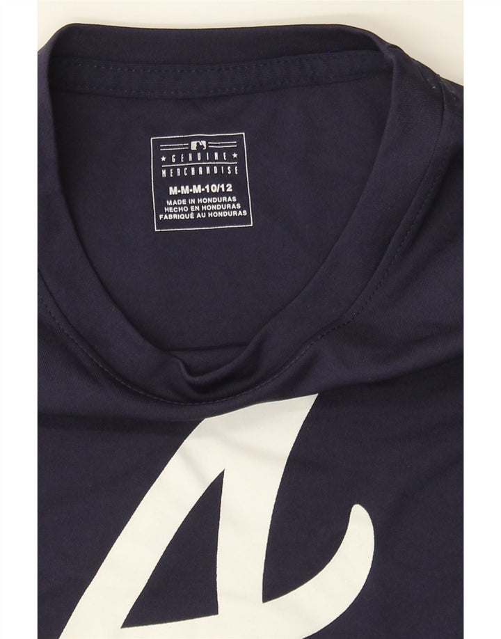 GENUINE MERCHANDISE Boys Graphic T-Shirt Top 10-11 Years Medium Navy Blue Vintage Genuine Merchandise and Second-Hand Genuine Merchandise from Messina Hembry 
