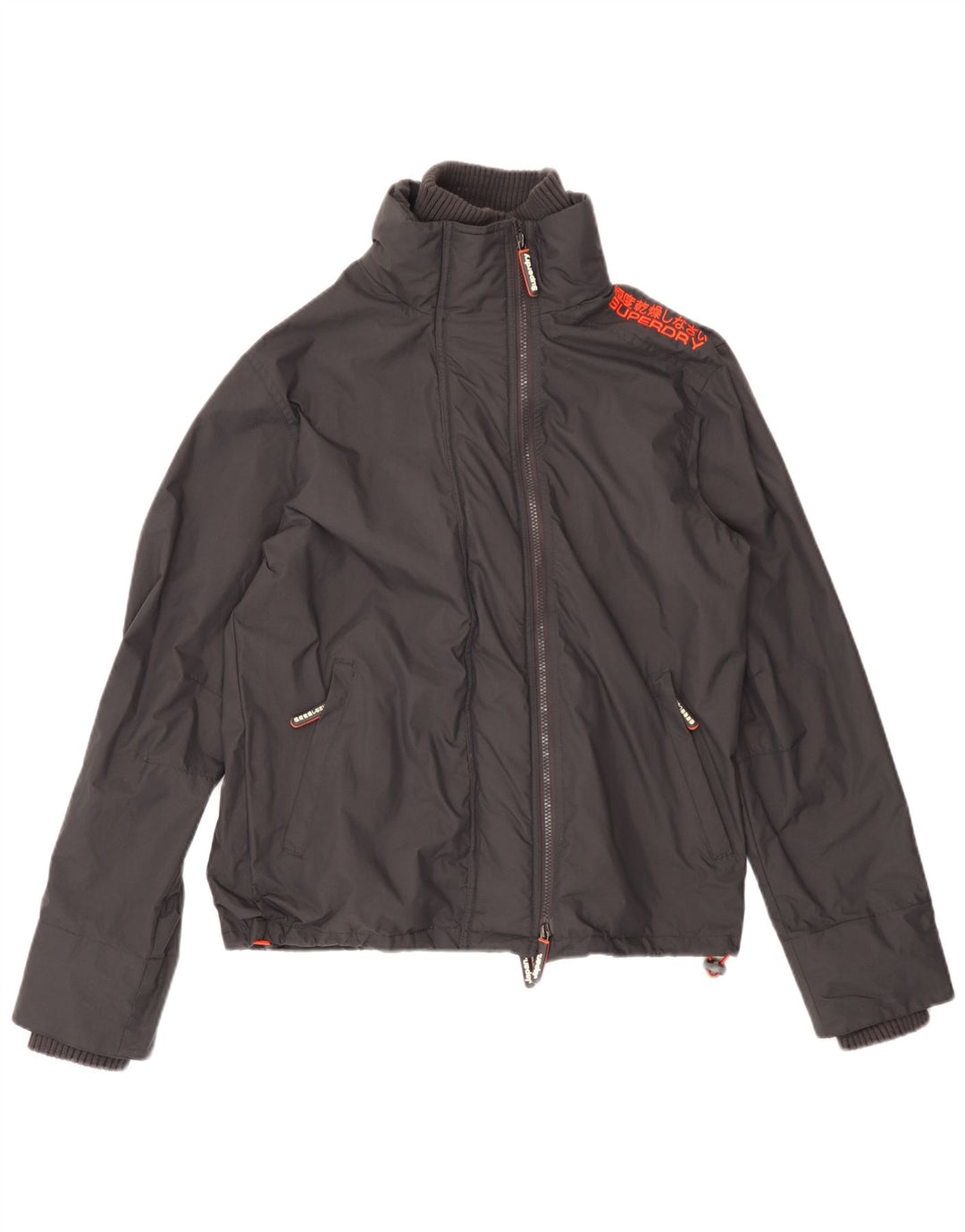 Женская куртка-бомбер Superdry The Windcheater с рисунком UK 14, средний черный