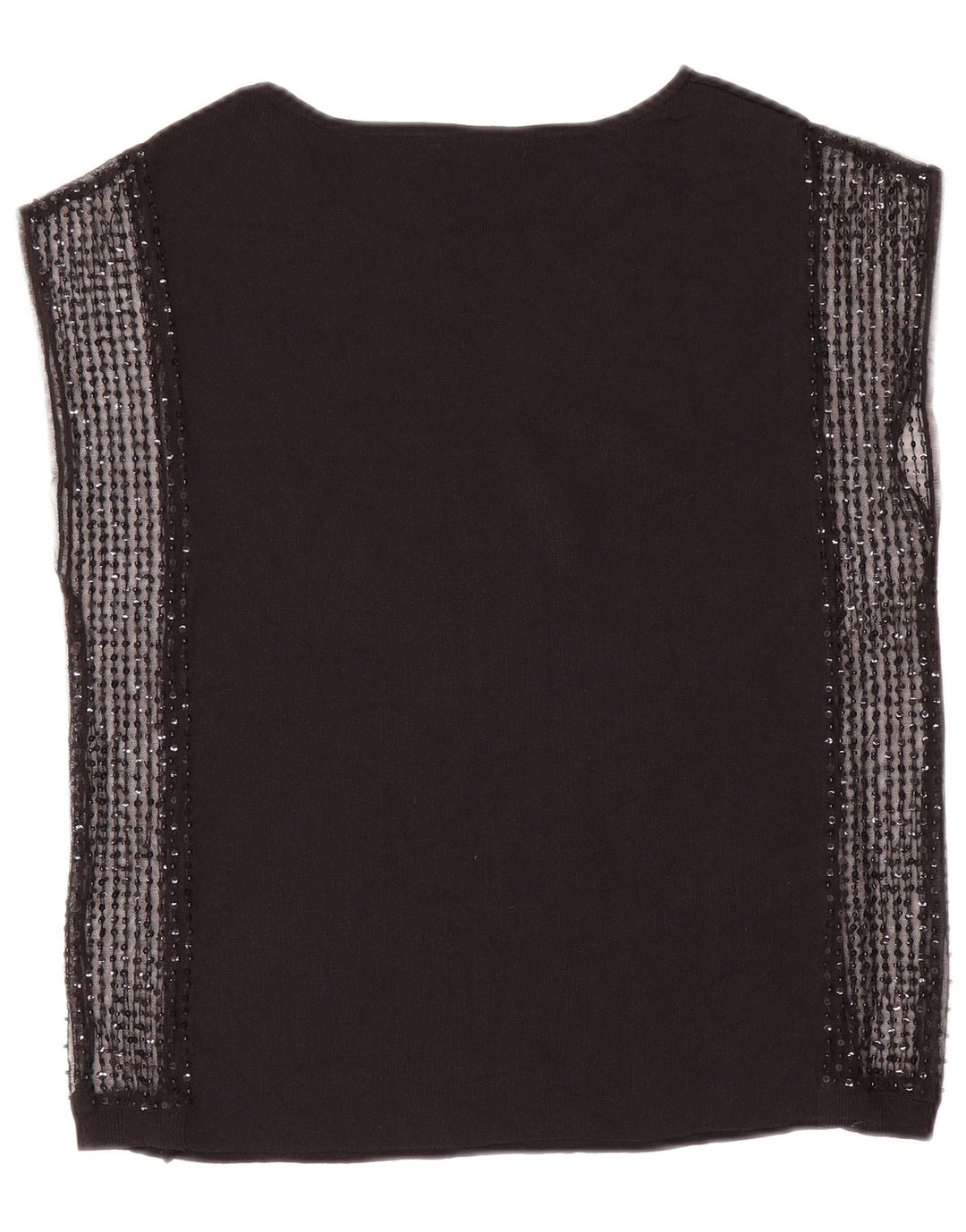 Женская блузка без рукавов Zara UK 12, средний черный