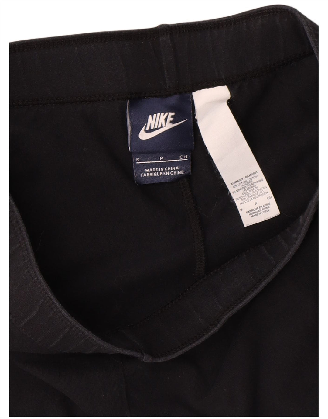 Женские леггинсы-капри с рисунком Nike UK 8, маленькие черные хлопковые