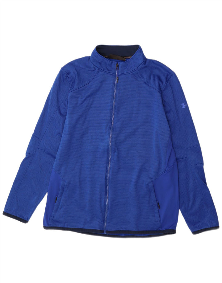 Мужской спортивный костюм Cold Gear Under Armour, верхняя куртка UK 42 XL, синий полиэстер