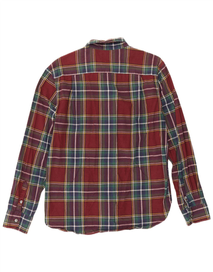 Мужская рубашка стандартного кроя Levi's, средний размер, разноцветная клетка, хлопок