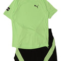 Комплект из 2 предметов PUMA для мальчиков 13–14 лет, зеленый полиэстер с цветными блоками