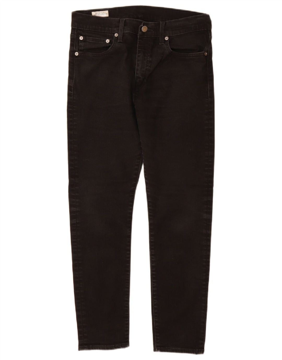 Мужские узкие джинсы Levi's W32 L28, черный хлопок