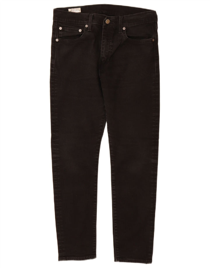 Мужские узкие джинсы Levi's W32 L28, черный хлопок