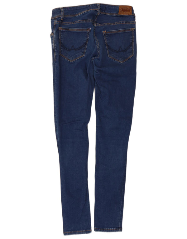 Женские джинсы скинни Cassie Superdry W28 L30, синий хлопок