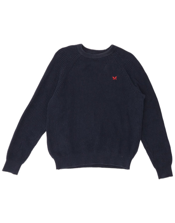 ОДЕЖДА ДЛЯ ЭКИПАЖА Женский джемпер с вырезом «лодочка» UK 14 Средний темно-синий