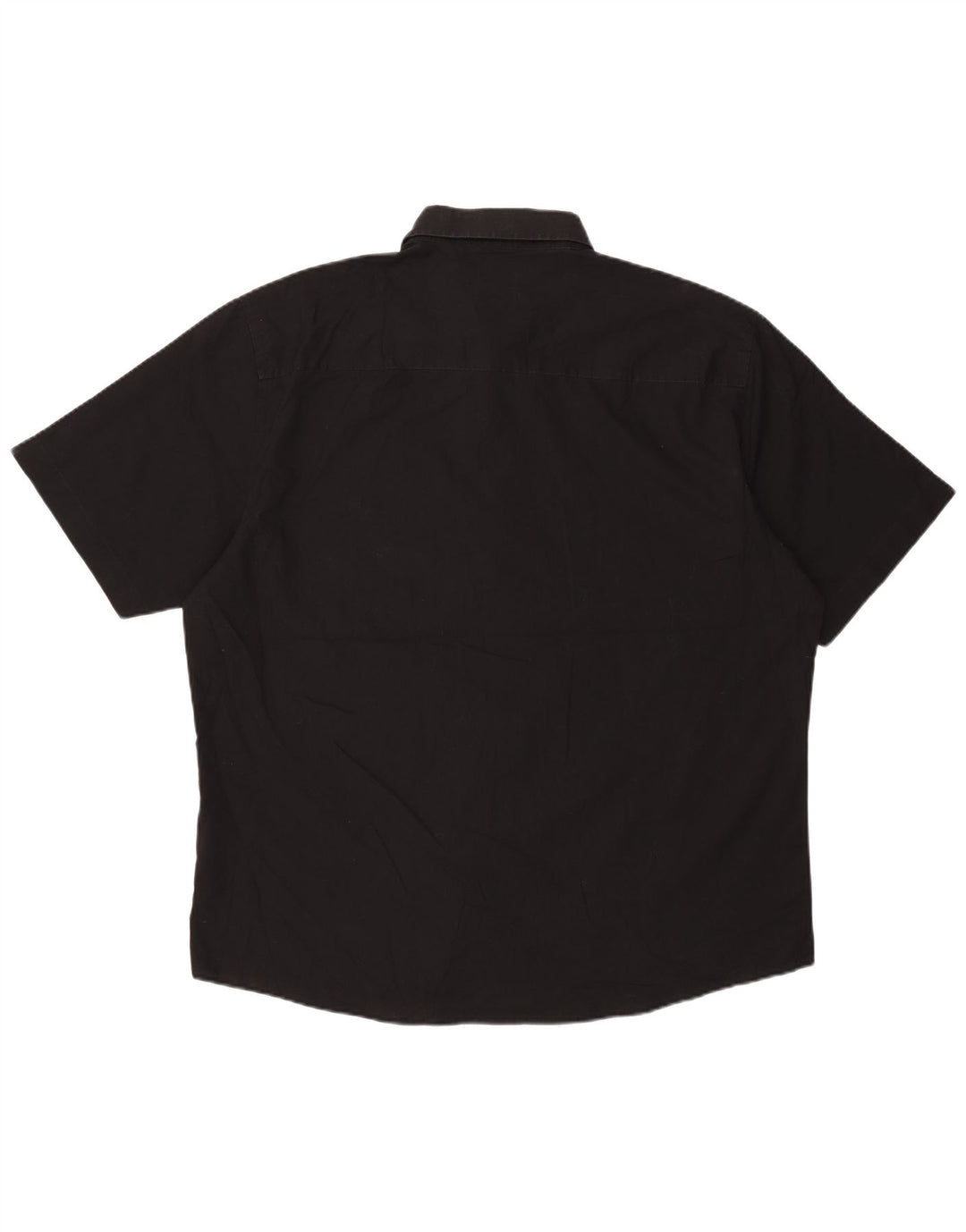 Мужская рубашка стандартного кроя с коротким рукавом Pierre Cardin 3XL, черная, полиэстер