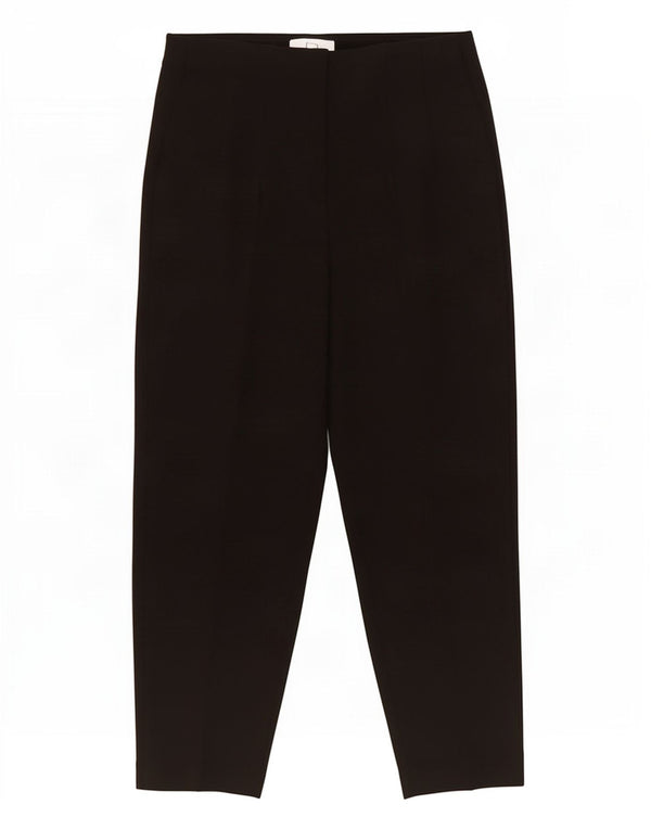 Женские укороченные брюки узкого кроя Marks & Spencer UK 10 Smalll W28 L26 черные