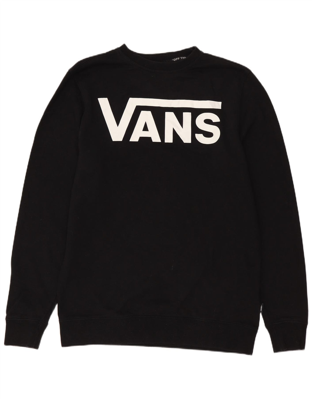 Мужской свитшот с рисунком VANS, маленький черный