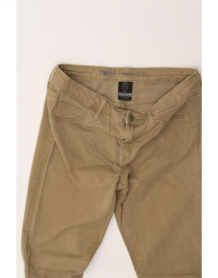 MOSSIMO Womens Mid Rise Jegging Jeans US 8 Medium W30 L31 Beige Cotton Vintage Mossimo and Second-Hand Mossimo from Messina Hembry 