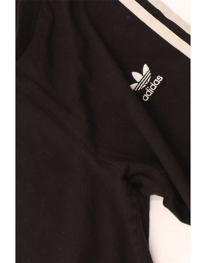 Женские спортивные шорты Adidas среднего размера, черные