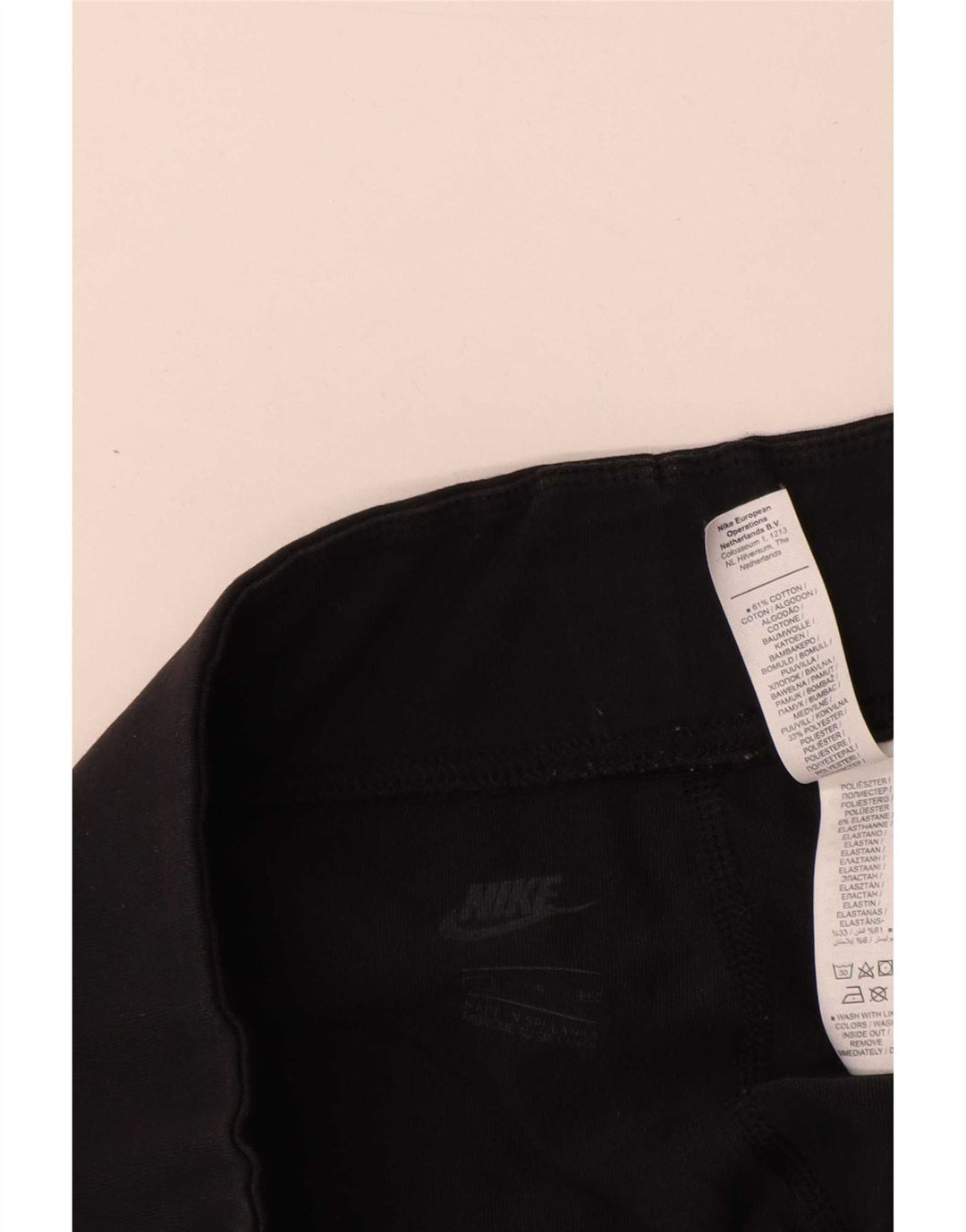 Женские леггинсы с рисунком Nike UK 20 2XL, черный хлопок