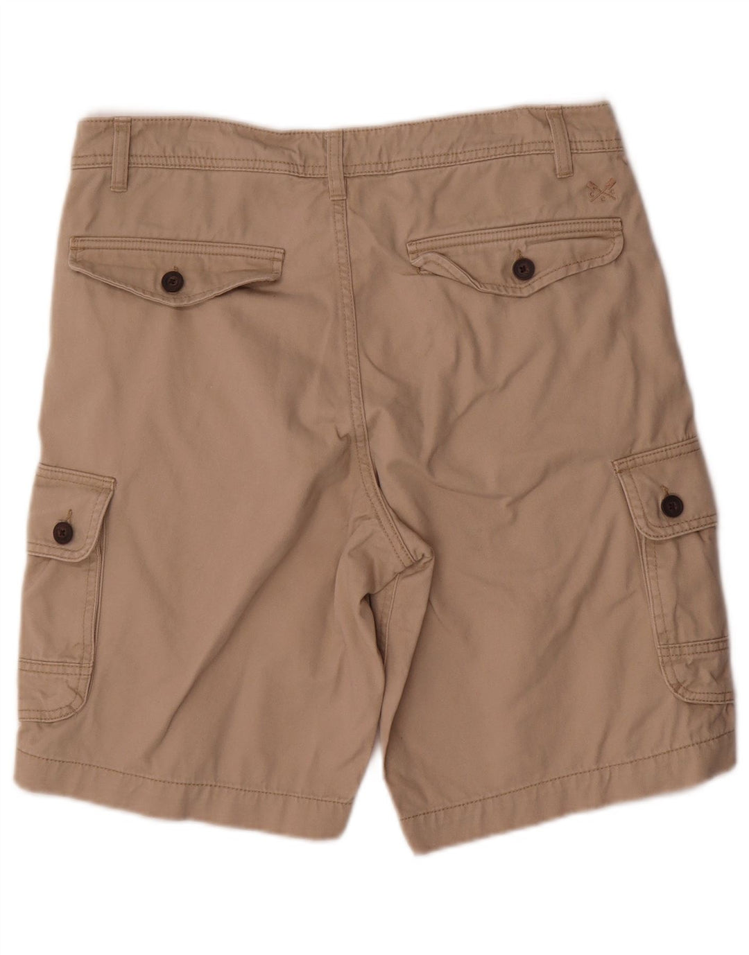 Мужские шорты-карго Crew Clothing W32, хлопковые, среднего бежевого цвета