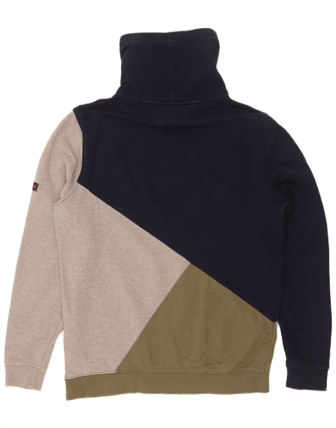 Мужской свитшот с рисунком Tommy Hilfiger XL, разноцветный с цветными блоками
