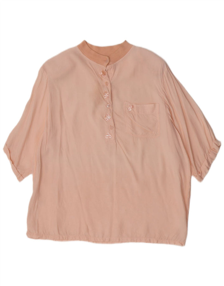 Женская блузка Temptation Top UK 16, большая розовая вискоза