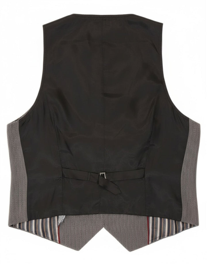 Мужской жилет Tommy Hilfiger XL, серый хлопок, с рисунком «елочка»