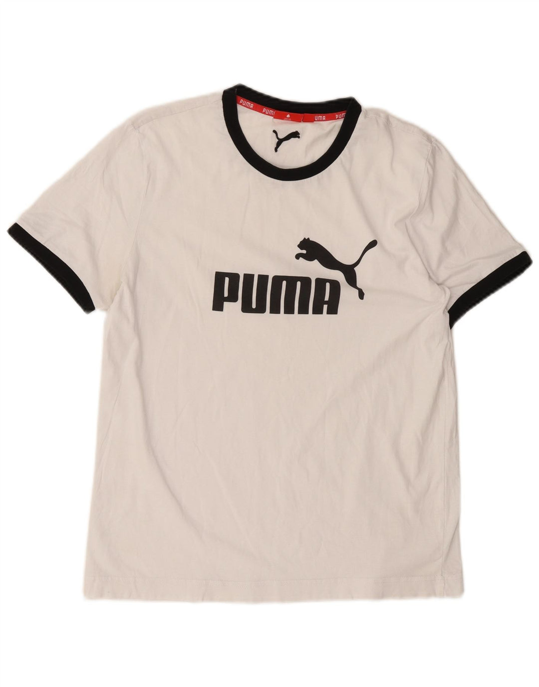 Мужская футболка с рисунком Puma, средний белый
