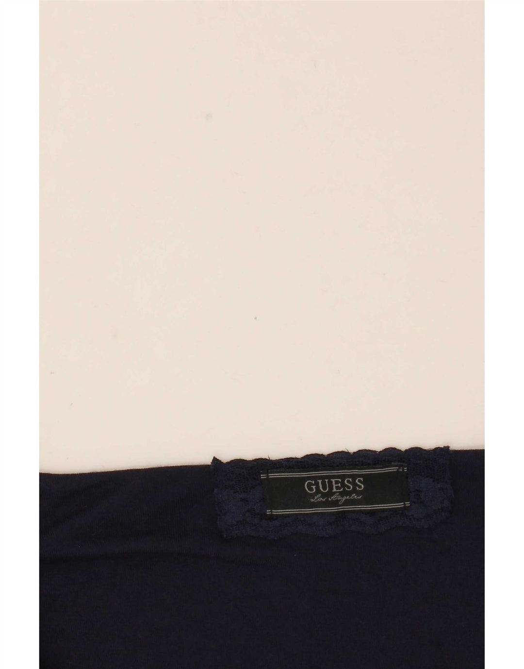 Guess Женская блузка без рукавов Top UK 8 Small Navy Blue