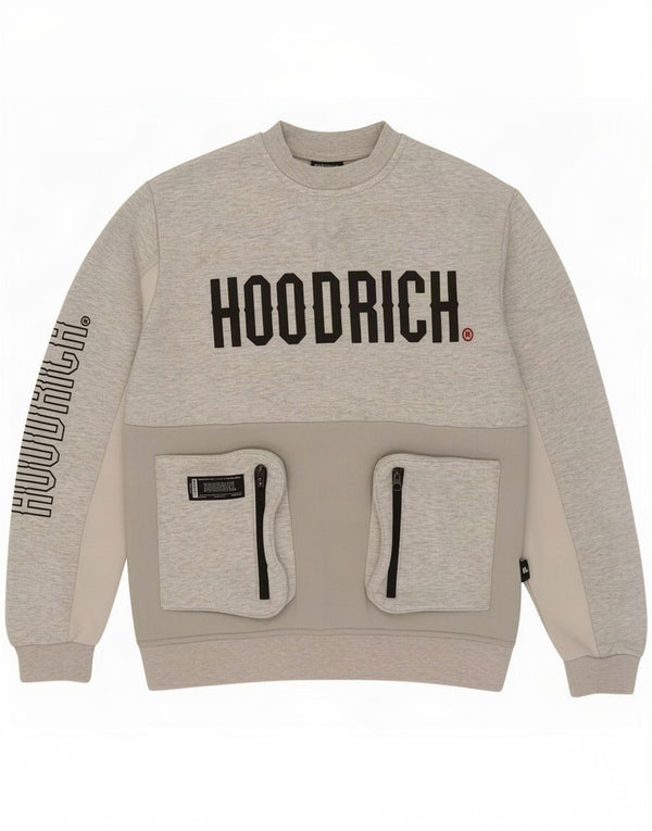 Мужской свитшот Hoodrich с графическим рисунком, маленький серый полиэстер с крапинками
