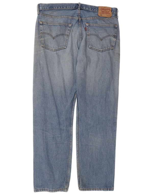 Мужские прямые джинсы Levi's W38 L32 синие, хлопок