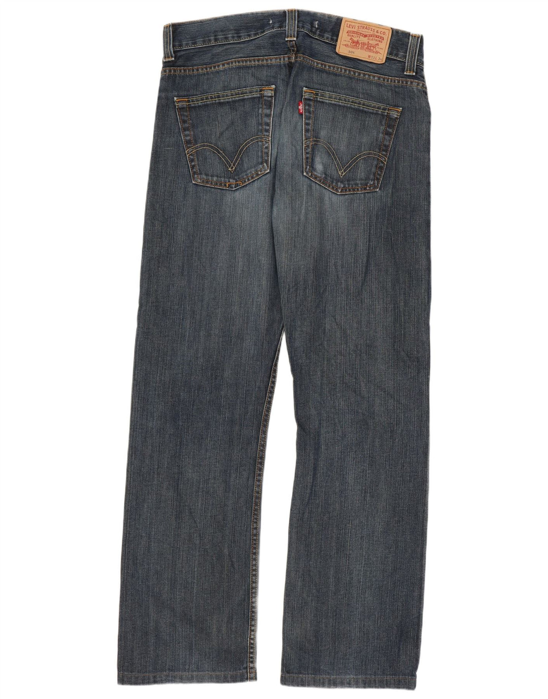 Мужские прямые джинсы Levi's 506 стандартного кроя W33 L31 синие