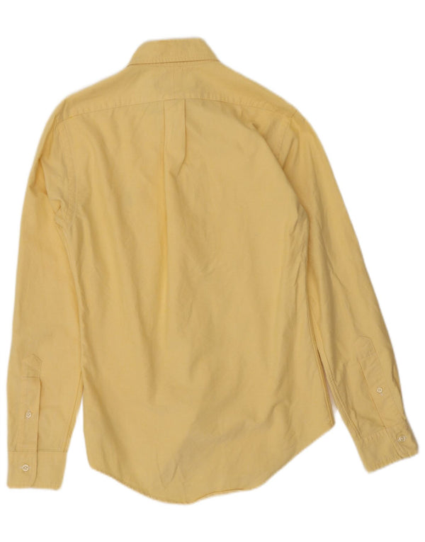 Мужская рубашка приталенного кроя Ralph Lauren XS, желтый хлопок