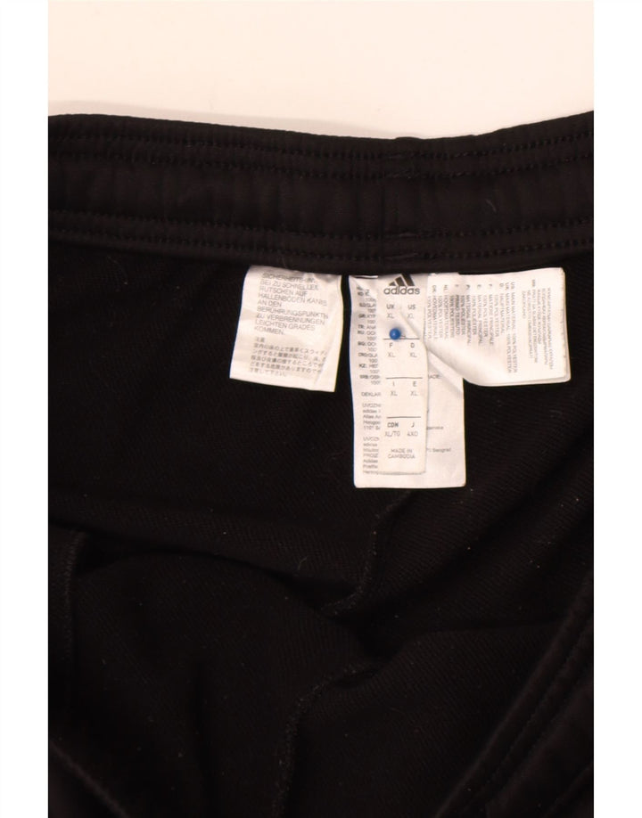 Мужские спортивные брюки Adidas XL черные из полиэстера