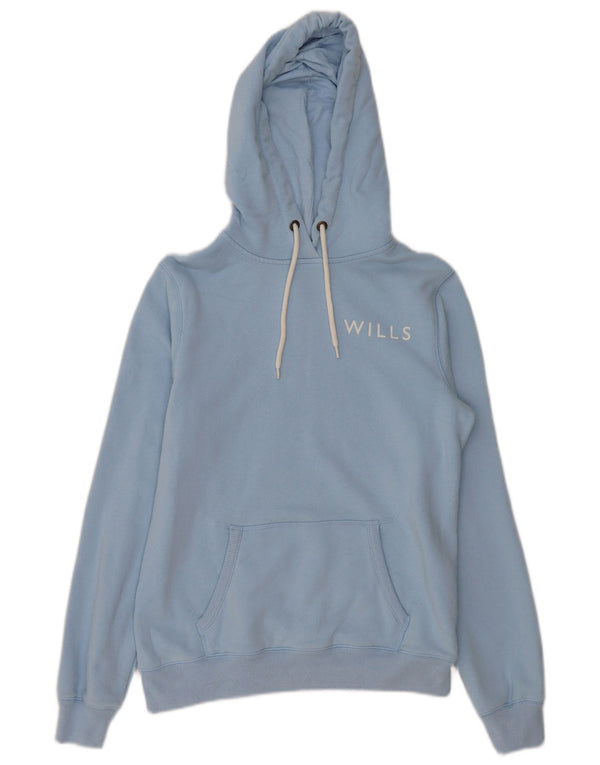 Женский джемпер с капюшоном Jack Wills UK 12, средний синий, хлопок
