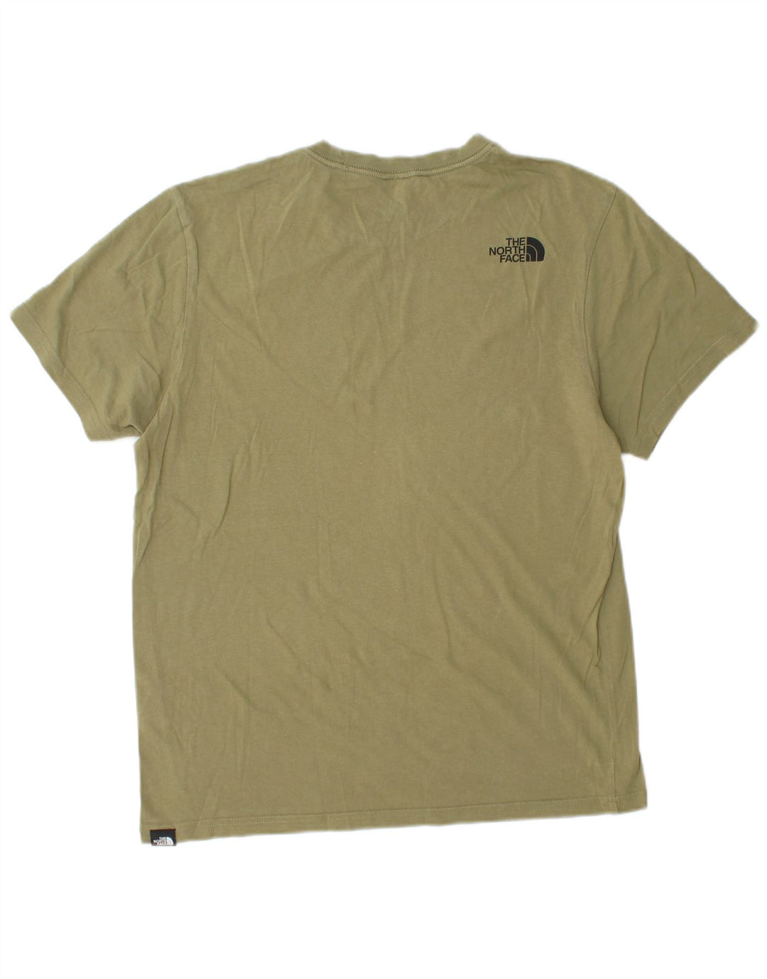 Мужская футболка THE NORTH FACE, средний цвет, хаки, хлопок