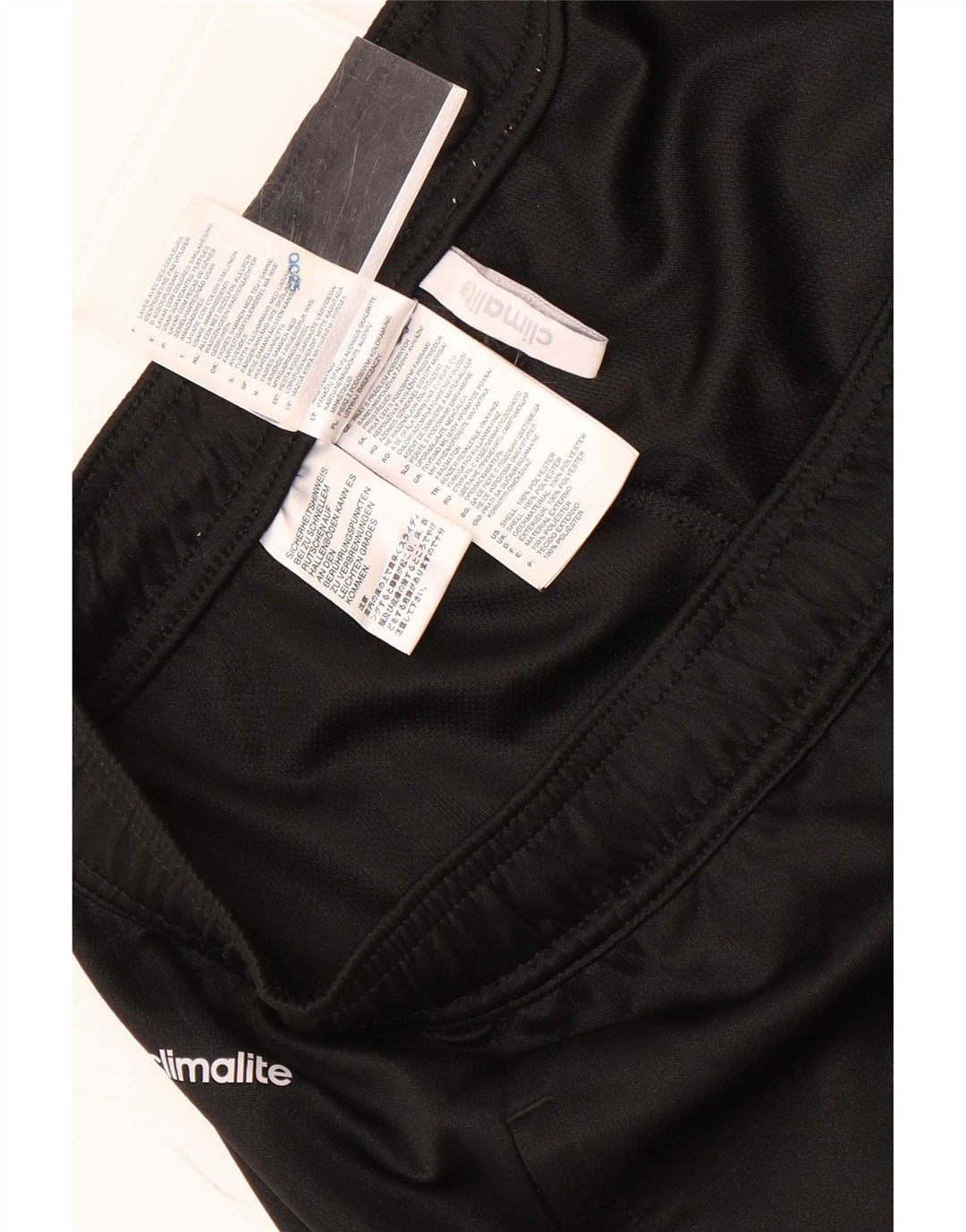 Мужские спортивные шорты Adidas Climalite, средний черный полиэстер