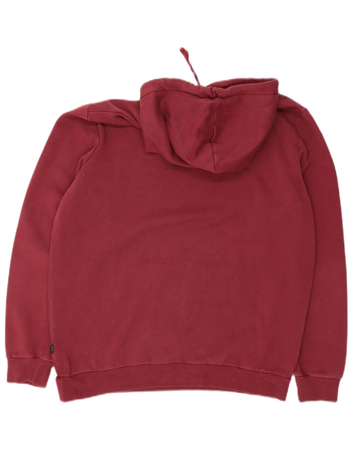 Мужской джемпер с капюшоном с рисунком Puma, средний бордовый