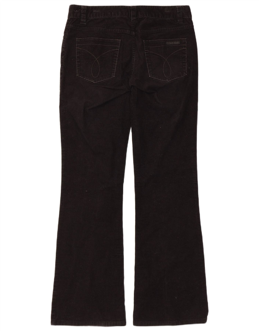 Женские вельветовые брюки Calvin Klein Bootcut США 8, средние W32 L31, черные