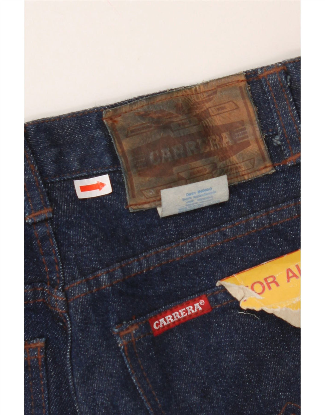 CARRERA Женские прямые джинсы W26 L35 Темно-синий хлопок
