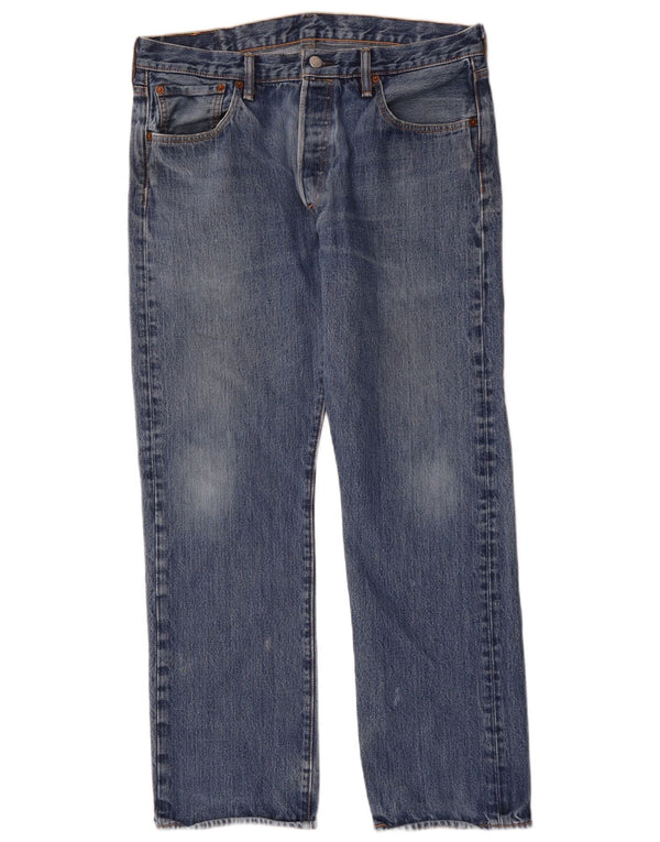 Мужские прямые джинсы Levi's 501 W31 L30 синие, хлопок