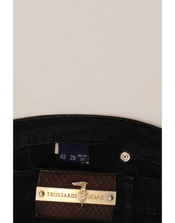 Женские прямые джинсы Trussardi W27 L28 черные