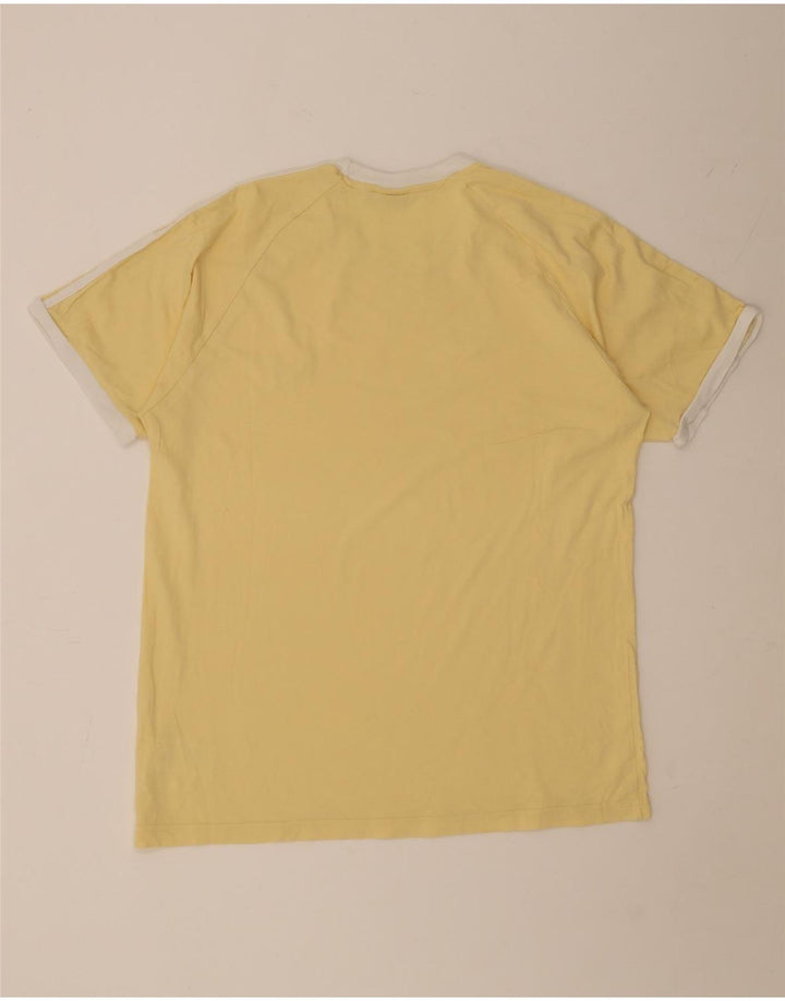 Adidas Мужская футболка Top Large Yellow Cotton