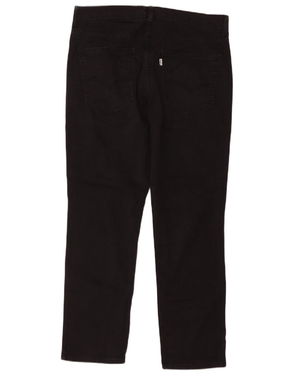 Levi's Mens Chino Trousers W36 L30 Black Cotton