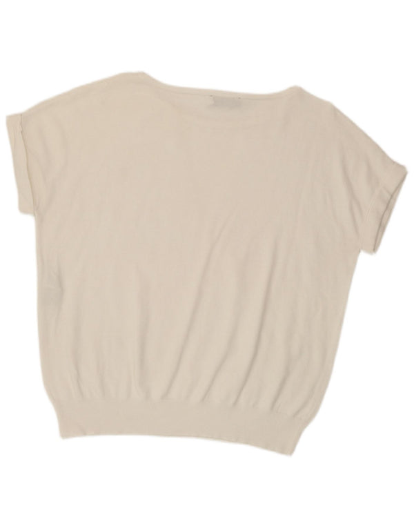 Женская блузка свободного кроя MINT VELVET UK 12, средний белый полиамид