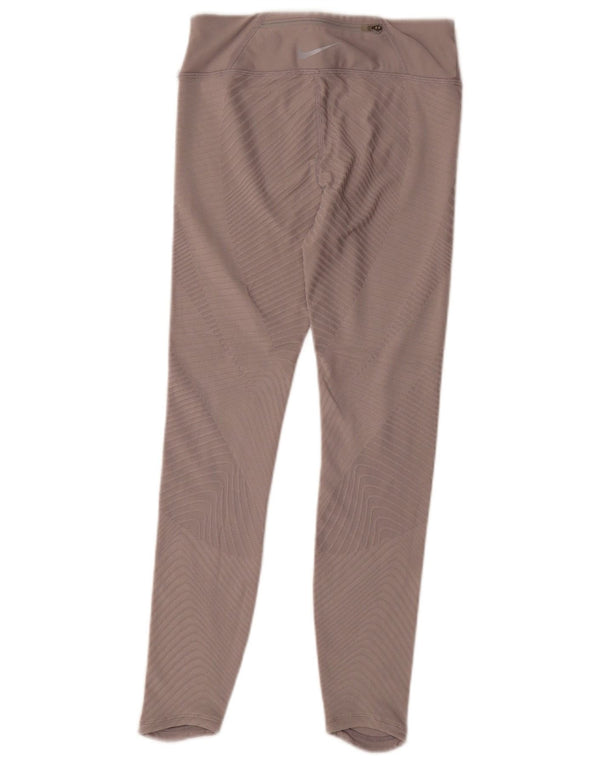 Женские леггинсы Nike Dri Fit UK 4 XS серые в полоску