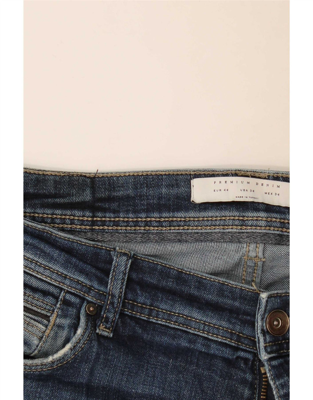 Мужские джинсы узкого кроя Zara EU 44, большие W34 L33, синие