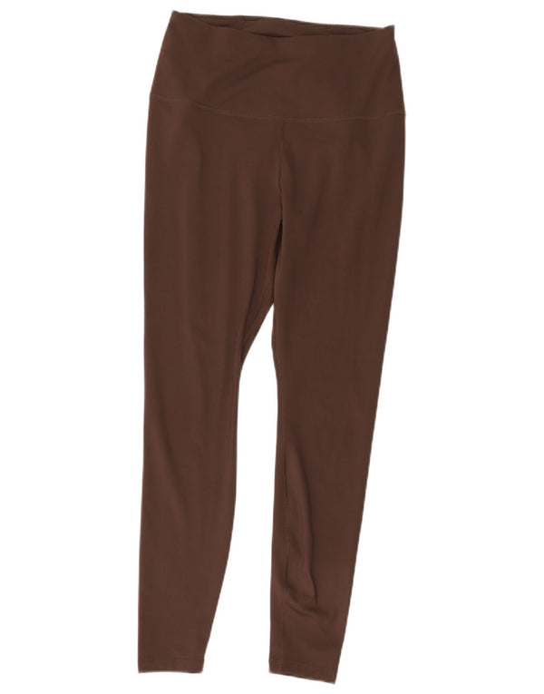 Женские леггинсы Nike Dri Fit UK 12, средний коричневый полиэстер